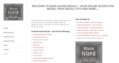 Desktop Screenshot of maskislanddecals.com